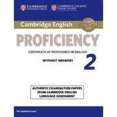 Cambridge English Proficiency 2 Student's Book without Answers (підручник) - фото обкладинки книги