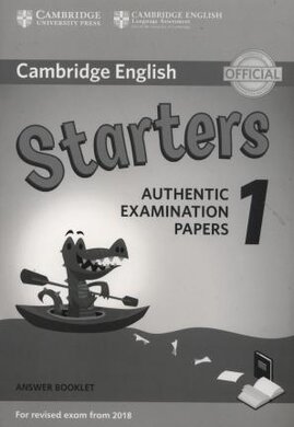 Cambridge English Starters 1 for Revised Exam from 2018. Answer Booklet (брошура з відповідями) - фото книги