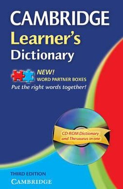 Cambridge Learner's Dictionary with CD-ROM. 3rd Edition (словник + аудіодиск) - фото книги