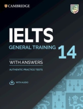 Cambridge Practice Tests IELTS 14 General with Answers and Downloadable Audio - фото обкладинки книги