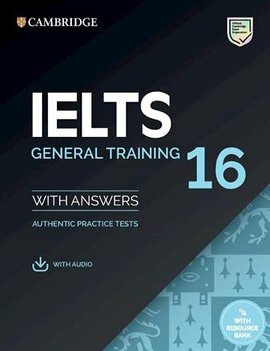 Cambridge Practice Tests IELTS 16 General with Answers, Downloadable Audio and Resource Bank - фото книги