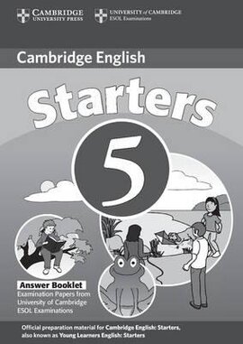 Cambridge YLE Tests 5 Starters. Answer Booklet (відповіді до підручника) - фото книги