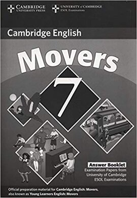Cambridge YLE Tests 7 Movers Answer Booklet - фото книги
