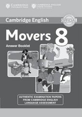 Cambridge YLE Tests 8 Movers. Answer Booklet (відповіді до підручника) - фото обкладинки книги