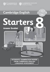 Cambridge YLE Tests 8 Starters. Answer Booklet (відповіді до підручника) - фото обкладинки книги