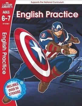 Captain America. English Practice. Ages 6-7 - фото книги