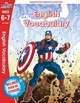 Captain America: English Vocabulary, Ages 6-7 - фото книги