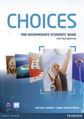 Choices Pre-Intermediate Student's Book with MyEnglishLab (підручник) - фото обкладинки книги