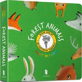 Collect the rainbow. Forest animals - фото книги