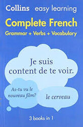 Collins Easy Learning French Complete Grammar, Verbs and Vocabulary (3 books in 1) - фото обкладинки книги