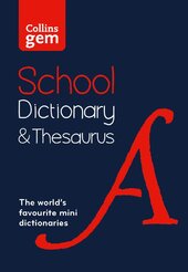 Collins Gem School Dictionary & Thesaurus - фото обкладинки книги