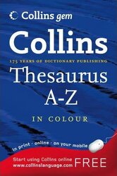 Collins Gem Thesaurus A-Z - фото обкладинки книги