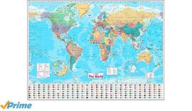 Collins World Wall Paper Map - фото книги
