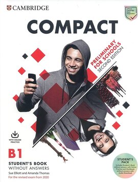 Compact Preliminary for Schools 2 Ed Student's Pack (SB w/o Answers with Online Practice and WB w/o - фото книги