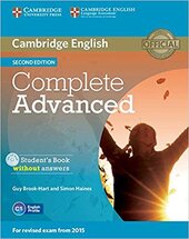 Complete Advanced 2nd Edition. Student's Book without Answers with CD-ROM - фото обкладинки книги