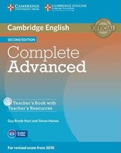 Complete Advanced 2nd Edition. Teacher's Book with Teacher's Resources CD-ROM - фото обкладинки книги