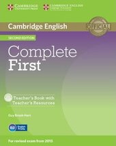 Complete First 2nd Edition. Teacher's Book with Teacher's Resources CD-ROM - фото обкладинки книги