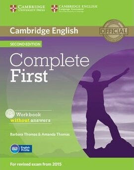 Complete First 2nd Edition. Workbook without Answers + Audio CD - фото книги