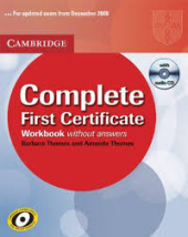 Complete First Certificate Workbook with Audio CD - фото обкладинки книги