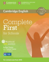 Complete First for Schools. Workbook + Answers + Audio CD - фото обкладинки книги