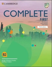 Complete First Third edition Workbook with answers and Downloadable Audio - фото обкладинки книги