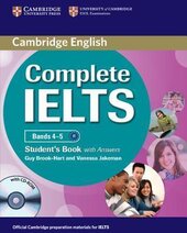 Complete IELTS Bands 4-5. Student's Book + Answers + CD-ROM - фото обкладинки книги