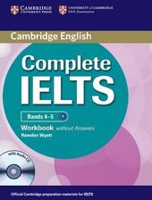 Complete IELTS Bands 4-5. Workbook without Answers + Audio CD - фото обкладинки книги
