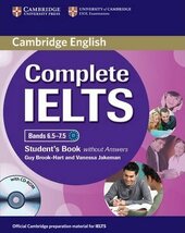 Complete IELTS Bands 6.5-7.5. Student's Book + CD-ROM without  Answers - фото обкладинки книги