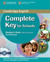 Complete Key for Schools. Pack: Student's Book + Workbook + CD (підручник+роб.зошит +диск) - фото обкладинки книги