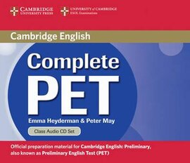 Complete PET. Class Audio CDs (комплект із 2 аудіодисків) - фото книги