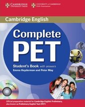 Complete PET. Student's Book with Answers with CD-ROM - фото обкладинки книги
