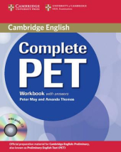 Complete PET. Workbook with answers with Audio CD - фото обкладинки книги