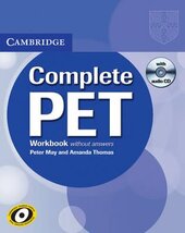 Complete PET. Workbook without answers with Audio CD - фото обкладинки книги