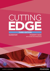 Cutting Edge 3rd Edition Elementary Students' Book with DVD and MyEnglishLab (підручник) - фото обкладинки книги