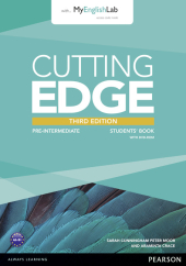 Cutting Edge 3rd Edition Pre-intermediate Students' Book with MyEnglishLab (підручник) - фото обкладинки книги