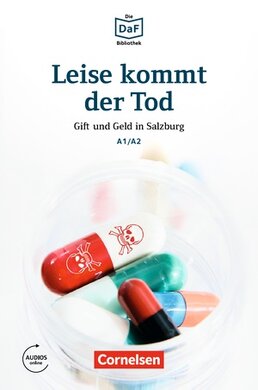 DaF-Krimis: A1/A2 Leise kommt der Tod mit MP3-Audios als Download - фото книги