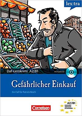 DaF-Krimis: A2/B1 Gefahrlicher Einkauf mit Audio CD - фото книги