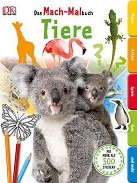 Das Mach-Malbuch. Tiere - фото книги