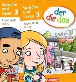 Der die das 3. Arbeitsheft Sprache Teil A und B im Paket (2 роб.зошити +абетка) - фото книги