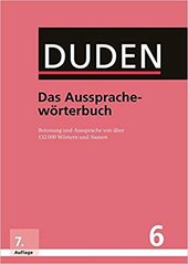 Der Duden in 12 Banden: 6 - Das Aussprachewrterbuch - фото обкладинки книги