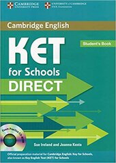 Direct Cambridge KET for Schools Student's Book with CD-ROM - фото обкладинки книги