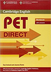 Direct Cambridge PET Workbook with answers - фото обкладинки книги