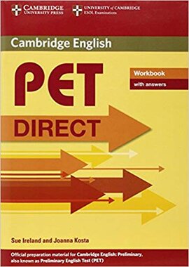 Direct Cambridge PET Workbook with answers - фото книги