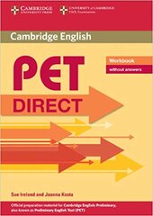 Direct Cambridge PET Workbook without answers - фото обкладинки книги