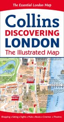 Discovering London Illustrated Map - фото обкладинки книги