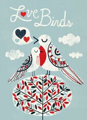 Добра листівка "The Love Birds" - фото обкладинки книги