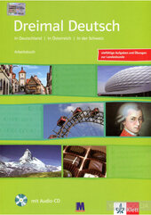 Dreimal Deutsch Arbeitsbuch + Audio-CD - фото обкладинки книги