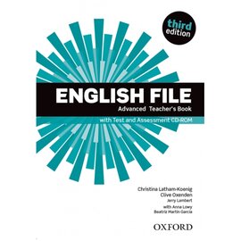 English File 3rd Edition Advanced: Teacher's Book with Test & Assessment CD (для вчителя) - фото книги