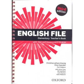 English File 3rd Edition Elementary:Teacher's Book with Test & Assessment CD" - фото книги