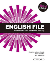 English File 3rd Edition Intermediate Plus: Workbook with Key - фото обкладинки книги